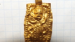 Золотая привеска ЧК с антропоморфным изображением, фото №3