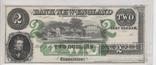 2 доллара США (1853-1856) Банка Нью-Енгланд,Коннектикут, фото №2