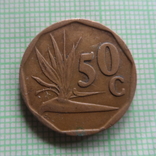 50  центов  1993  Южная Африка    (Р.7.23)~, фото №2