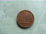 50  центов  1993  Южная Африка    (Р.7.23)~, фото №4