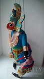  Театральная кукла марионетка дерево 40см Индия, фото №6
