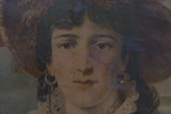 Картина в рамці Портрет жінки Літографія, фото №4