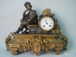 Каминные часы XIX века Vincenti &amp; Cie 1855, фото №2