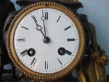 Каминные часы XIX века Vincenti &amp; Cie 1855, фото №11