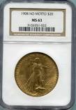 20 Долларов 1908г. США, фото №2