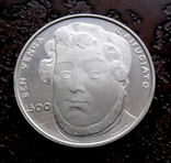 500 лир Сан Марино 1982 состояние пруф серебро, фото №2