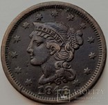 США 1 цент 1846 год, фото №2