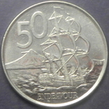 50 центів Нова Зеландія 2006 сталь, фото №2