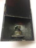 Лампа масляная старинная до 1917 года красное стекло для проявления фото, фото №11
