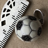 Футбольный мячик,серебро,камни,эмали., фото №6