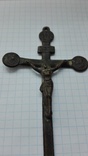 Большой старый крест распятие, фото №3
