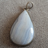 Серебряный кулон с камнем (серебро 925 пр, вес 19,2 гр), фото №2