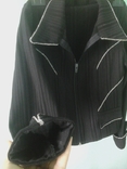 Стрейч рубашка-пиджак на молнии, р.xs-m, рельефный, фото №4