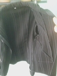 Стрейч рубашка-пиджак на молнии, р.xs-m, рельефный, фото №7