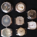 Часы наручные времён СССР все одним лотом под ремонт , не запчасти, фото №11