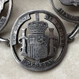 Старый серебряный браслет из монет 86 грамм, фото №7