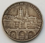 Швейцария 5 франков 1876 г. «Лозанна» (копия), фото №3