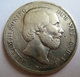 Нидерланды, 1 гульден 1865 "WILLEM III", фото №3