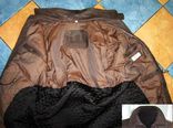 Тёплая кожаная мужская куртка PAOLO NEGRATO. Италия. Лот 545, фото №6
