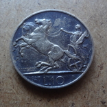 10 лир  1927  Италия  серебро    (К.39.2)~, фото №3