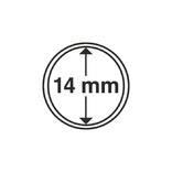 Круглые капсулы для монет, внут. диаметры 14-41 мм, Leuchtturm, фото №2