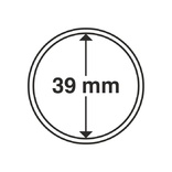 Круглые капсулы для монет, внут. диаметры 14-41 мм, Leuchtturm, фото №9
