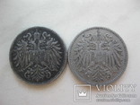 Две монеты по 10 геллеров 1893 год, фото №3