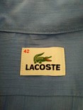 Рубашка LACOSTE коттон стрейч р-р 42, фото №9