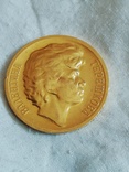 Золотая настольная медаль, фото №2