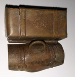 Шкатулка для письмових пер Mendl &amp; Löwy у формі валізи Dip Pen Nibs Box Wien 1880, фото №11