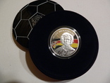 Короли футбола - Франц Беккенбауэр - серебро - футляр, сертификат, коробка, фото №2
