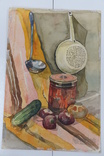 Картина Натюрморт. Овощи 24,5 х 36,8 см, фото №2