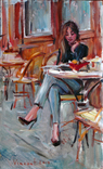 Девушка в кафе., фото №2