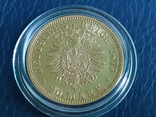Золото 20 марок 1875 г. Пруссия, фото №10