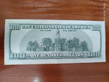 США 100 $ 2006 год. Брак сдвиг номера., фото №3