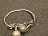 Серебренное украшение,сережка., фото №7