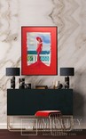 Lady in red, Дама в красном, сухая пастель, 22х32, фото №4