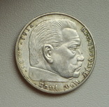 2 марки 1939 г. (А) Третий Рейх, серебро, фото №11