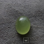 Природный зелёный берилл с шёлком 6.20ст 11.5х9х6мм Бразилия, фото №2