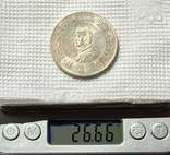 1 юань (доллар) 1927 Китай Сунь Ятсен Мементо серебро, фото №12