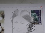 Коллекционный конверт ‘‘ № 0069’’Гибралтар поч. марка, спец. гашение, монета, фото №4