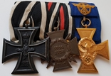 3 креста на колодке ветерана 1-й мировой войны Германия, фото №2