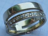 Мужское кольцо с 15 бриллиантами, фото №2
