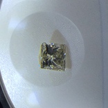 Коричневый бриллиант огранки принцесса 0.71ct, фото №3