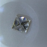 Коричневый бриллиант огранки принцесса 0.71ct, фото №4