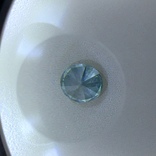 Зеленоголубой бриллиант 0.53ct, фото №4