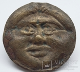 Монета Ольвия. Горгона, редуцированный асс ., фото №4