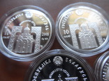 10  рублей 2008  Беларусь Святые-набор  5 шт. серебро~, фото №7