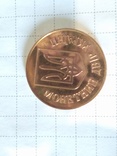 Памятная настольная медаль, Австрийского оборудования на Киевском монетном двору 1998, фото №6