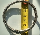 Старый серебряный браслет, фото №3